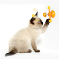 Cross-border new product fun to relieve boredom spring turntable people sucker cat cat stick toy